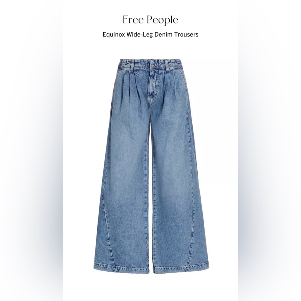 Free People WE THE FREE Equinox Denim Trousers NWT Size 29